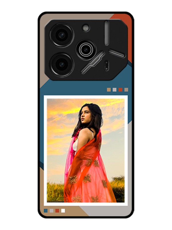 Custom Tecno Pova 6 Pro 5G Custom Glass Phone Case - Retro Color Pallet Design