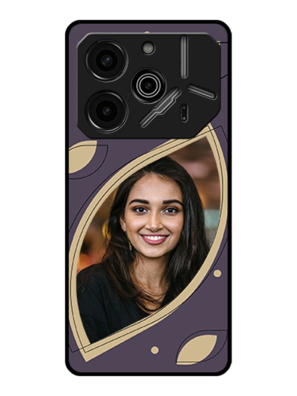 Custom Tecno Pova 6 Pro 5G Custom Glass Phone Case - Falling Leaf Design