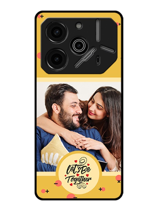 Custom Tecno Pova 6 Pro 5G Custom Glass Phone Case - Lets Be Together Design