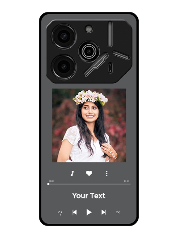 Custom Tecno Pova 6 Pro 5G Custom Glass Phone Case - Play The Music Design