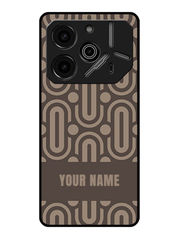 Custom Tecno Pova 6 Pro 5G Custom Glass Phone Case - Captivating Zero Pattern Design