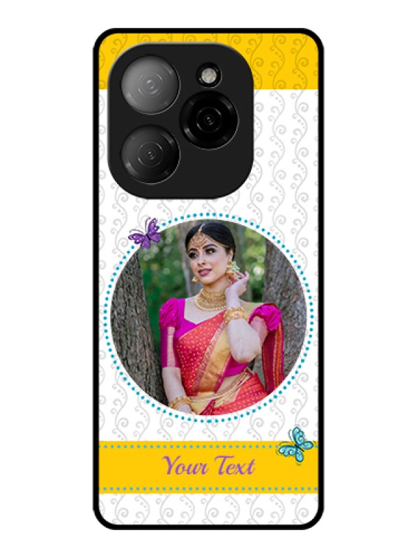 Custom Tecno Spark 20 Pro 5G Custom Glass Phone Case - Girls Premium Case Design