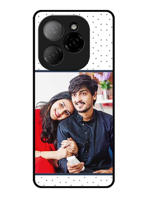 Custom Tecno Spark 20 Pro 5G Custom Glass Phone Case - Premium Dot Design