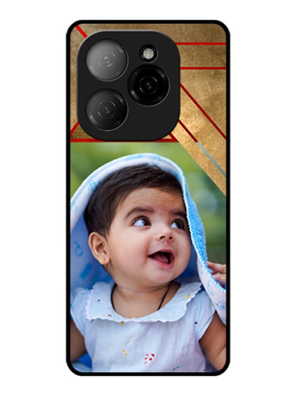 Custom Tecno Spark 20 Pro 5G Custom Glass Phone Case - Gradient Abstract Texture Design