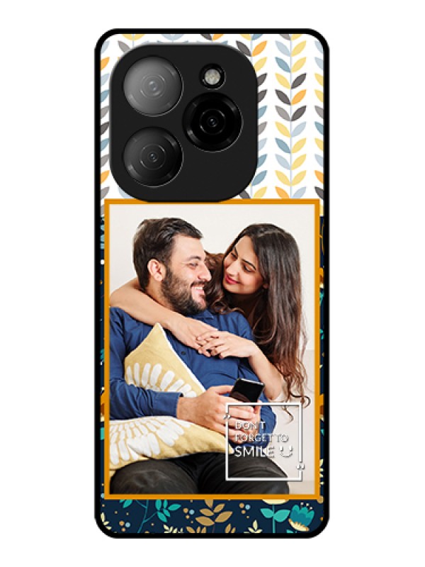 Custom Tecno Spark 20 Pro 5G Custom Glass Phone Case - Pattern Design