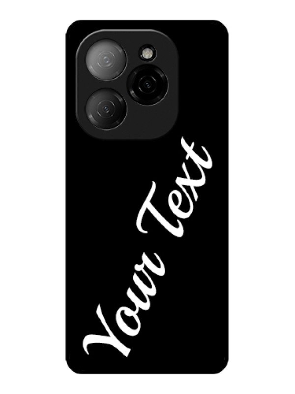 Custom Tecno Spark 20 Pro 5G Custom Glass Phone Case - With Your Name Design