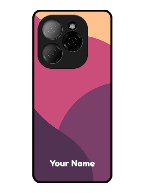 Custom Tecno Spark 20 Pro 5G Custom Glass Phone Case - Mixed Multi - Colour Abstract Art Design