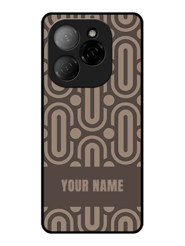 Custom Tecno Spark 20 Pro 5G Custom Glass Phone Case - Captivating Zero Pattern Design