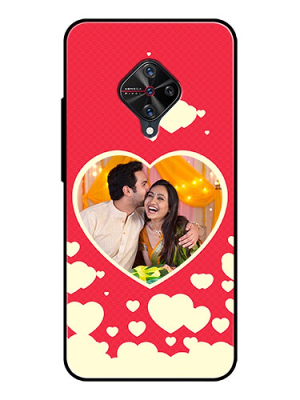 Custom Vivo S1 Pro Custom Glass Mobile Case  - Love Symbols Phone Cover Design