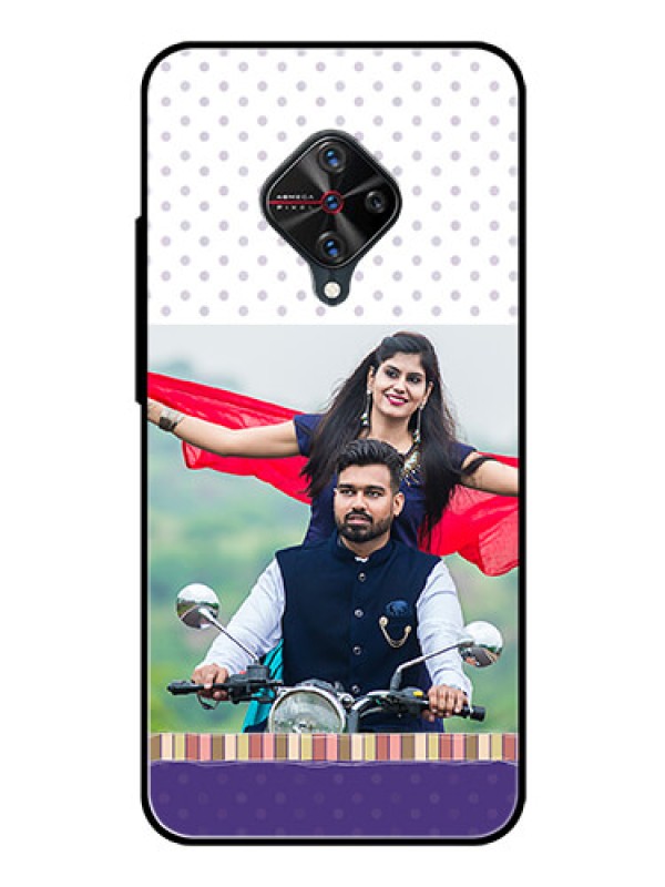 Custom Vivo S1 Pro Photo Printing on Glass Case  - Cute Family Design