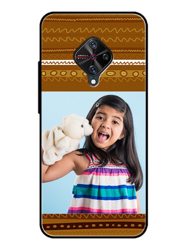 Custom Vivo S1 Pro Custom Glass Phone Case  - Friends Picture Upload Design 