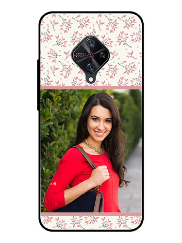 Custom Vivo S1 Pro Custom Glass Phone Case  - Premium Floral Design
