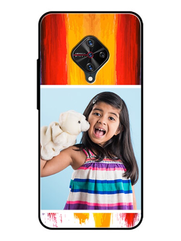 Custom Vivo S1 Pro Personalized Glass Phone Case  - Multi Color Design