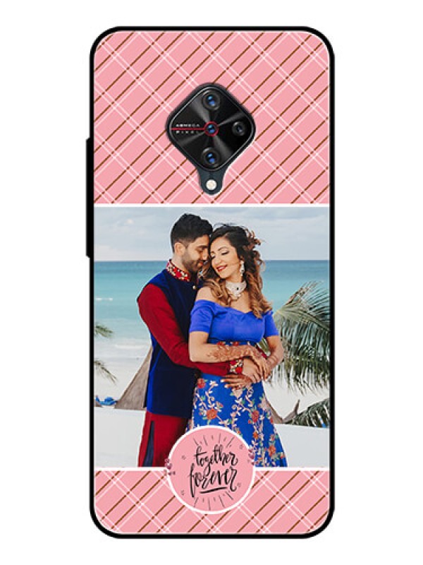 Custom Vivo S1 Pro Personalized Glass Phone Case  - Together Forever Design