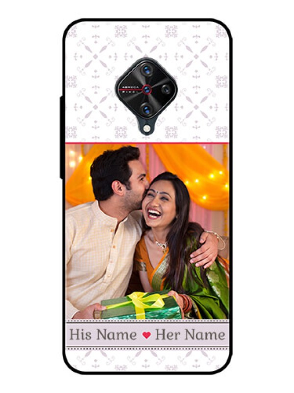 Custom Vivo S1 Pro Custom Glass Mobile Case  - with Photo and Ethnic Design