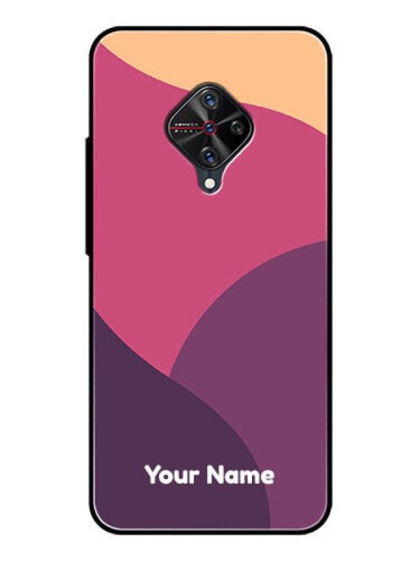 Custom Vivo S1 Pro Custom Glass Phone Case - Mixed Multi-colour abstract art Design