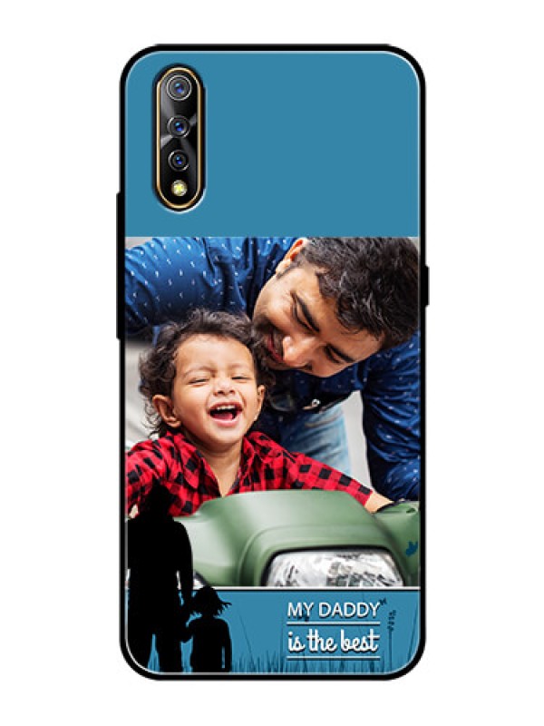 Custom Vivo S1 Custom Glass Mobile Case  - Best dad design 