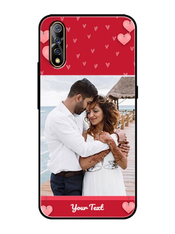 Custom Vivo S1 Custom Glass Phone Case  - Valentines Day Design