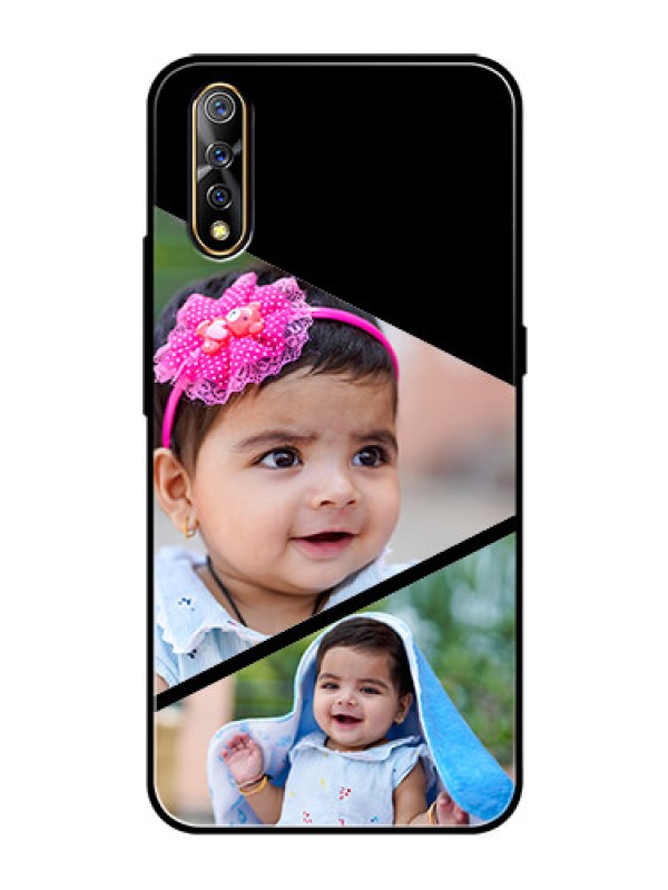 Custom Vivo S1 Custom Glass Phone Case  - Semi Cut Design