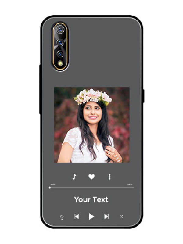 Custom Vivo S1 Custom Glass Mobile Case - Play The Music Design