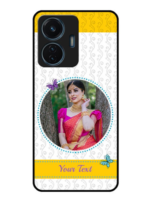 Custom Vivo T1 44w 4G Custom Glass Mobile Case - Girls Premium Case Design