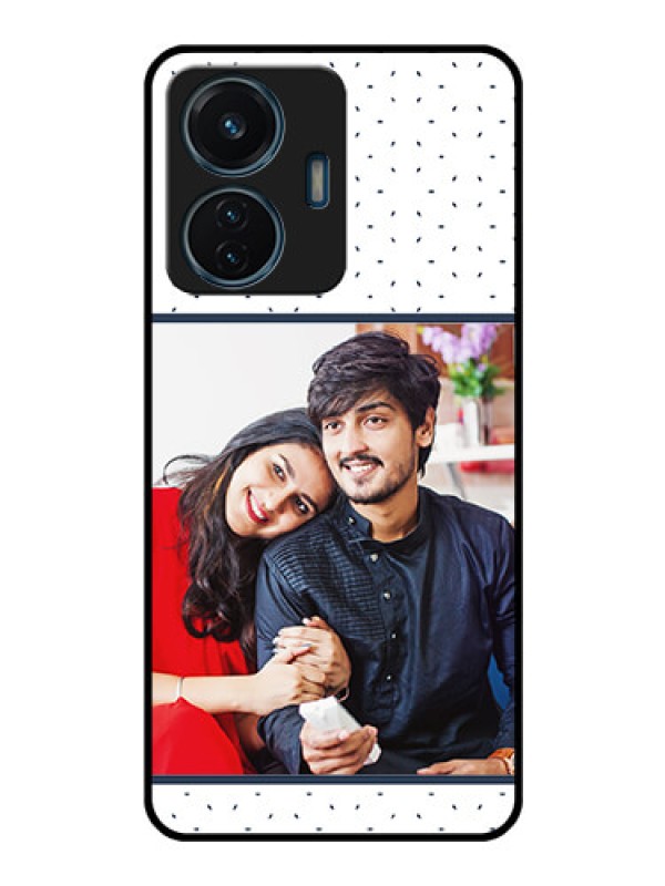 Custom Vivo T1 44w 4G Personalized Glass Phone Case - Premium Dot Design