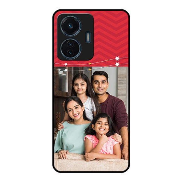 Vivo T1 44w 4G Personalized Glass Phone Case - Happy Family Design Vivo T1 44w 4G Personalized Glass Phone Case - Happy Family Design