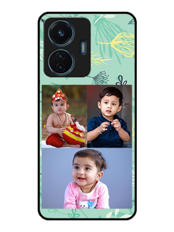 Custom Vivo T1 44w 4G Photo Printing on Glass Case - Forever Family Design