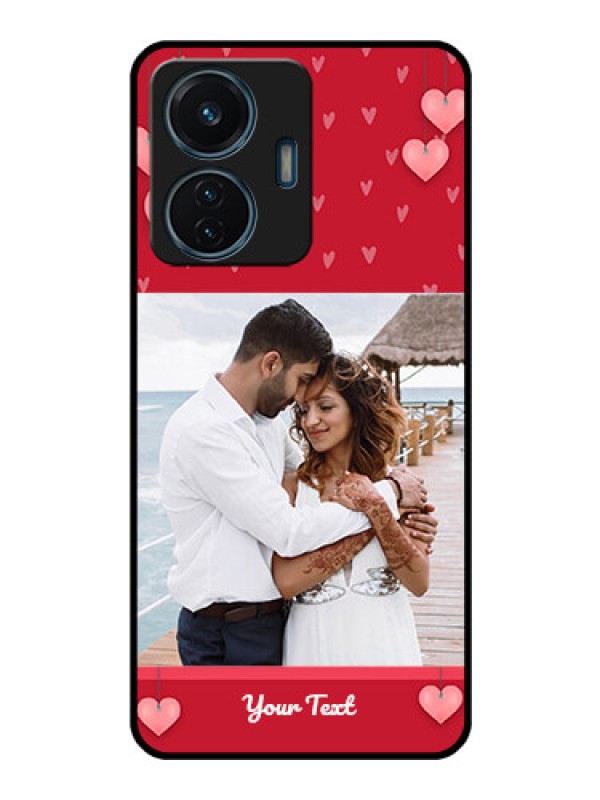 Custom Vivo T1 44w 4G Custom Glass Phone Case - Valentines Day Design