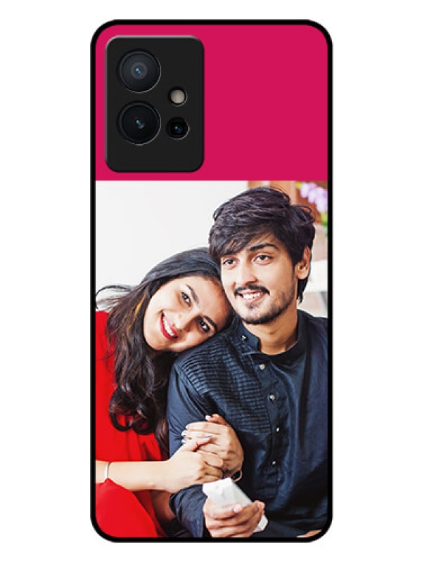 Custom Vivo T1 5G Custom Glass Mobile Case - Anniversary Cover Design