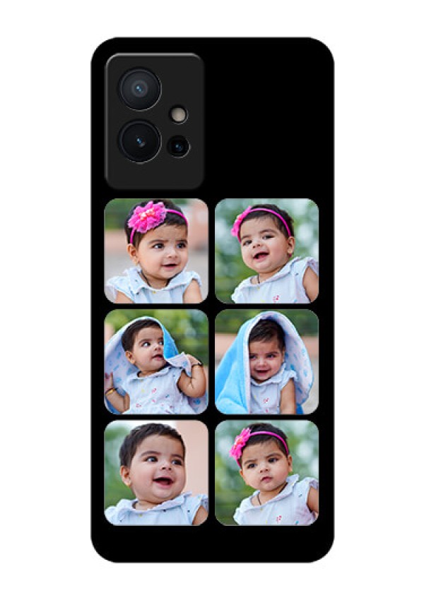 Vivo T1 5G Photo Printing on Glass Case - Multiple Pictures Design