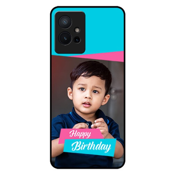 Vivo T1 5G Personalized Glass Phone Case - Image Holder with 2 Color Design Vivo T1 5G Personalized Glass Phone Case - Image Holder with 2 Color Design