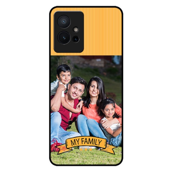 Vivo T1 5G Custom Glass Phone Case - My Family Design
