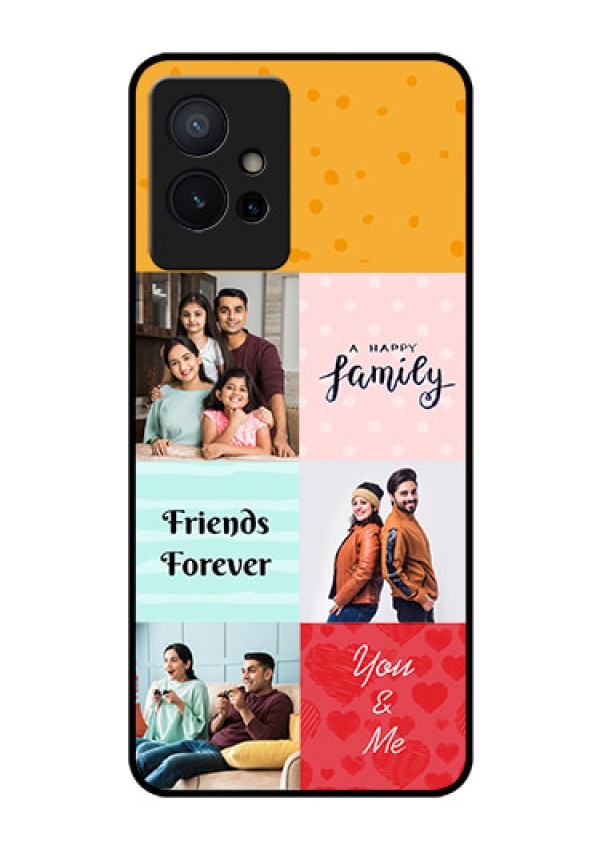 Vivo T1 5G Personalized Glass Phone Case - Images with Quotes Design