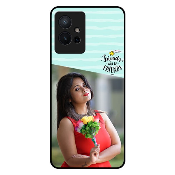 Vivo T1 5G Custom Glass Phone Case - Friends Picture Icon Design Vivo T1 5G Custom Glass Phone Case - Friends Picture Icon Design
