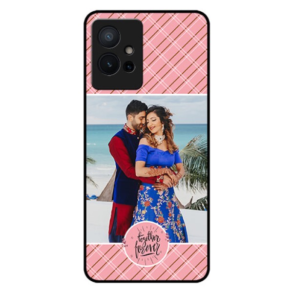 Vivo T1 5G Personalized Glass Phone Case - Together Forever Design Vivo T1 5G Personalized Glass Phone Case - Together Forever Design