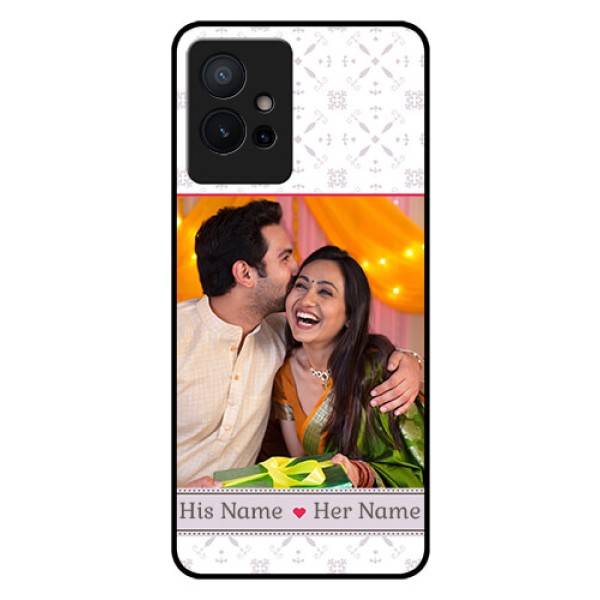 Vivo T1 5G Custom Glass Mobile Case - with Photo and Ethnic Design Vivo T1 5G Custom Glass Mobile Case - with Photo and Ethnic Design