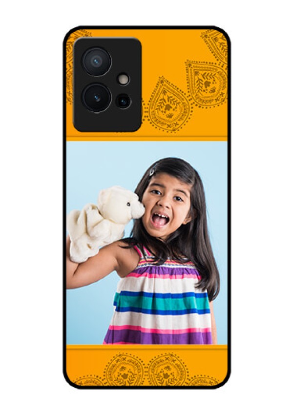 Vivo T1 5G Personalized Glass Phone Case - Photo Wedding Design