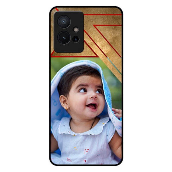Vivo T1 5G Personalized Glass Phone Case - Gradient Abstract Texture Design Vivo T1 5G Personalized Glass Phone Case - Gradient Abstract Texture Design