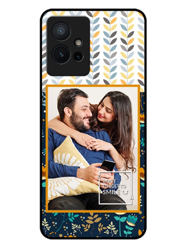 Custom Vivo T1 5G Custom Glass Mobile Case - Pattern Design