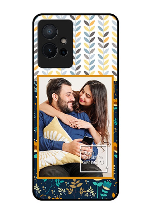 Vivo T1 5G Custom Glass Mobile Case - Pattern Design