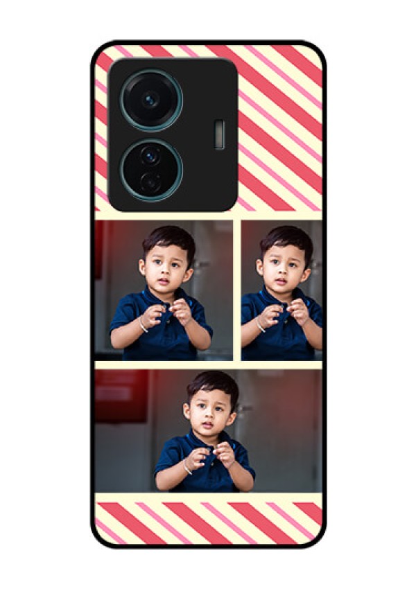 Vivo T1 Pro 5G Personalized Glass Phone Case - Picture Upload Mobile Case Design