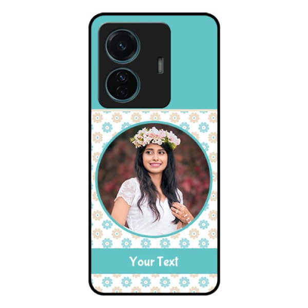 Vivo T1 Pro 5G Custom Glass Mobile Case - Beautiful Flowers Design Vivo T1 Pro 5G Custom Glass Mobile Case - Beautiful Flowers Design