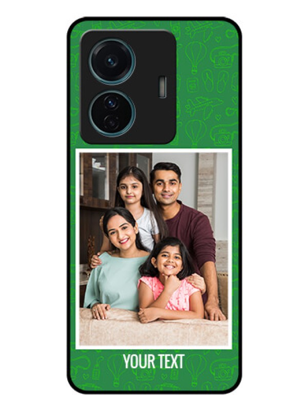 Custom Vivo T1 Pro 5G Personalized Glass Phone Case - Picture Upload Design