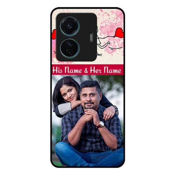 Vivo T1 Pro 5G Photo Printing on Glass Case - You and Me Case Design