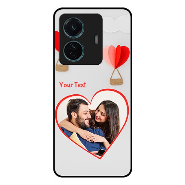 Vivo T1 Pro 5G Custom Glass Mobile Case - Parachute Love Design Vivo T1 Pro 5G Custom Glass Mobile Case - Parachute Love Design