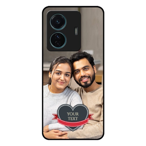 Vivo T1 Pro 5G Custom Glass Phone Case - Just Married Couple Design Vivo T1 Pro 5G Custom Glass Phone Case - Just Married Couple Design