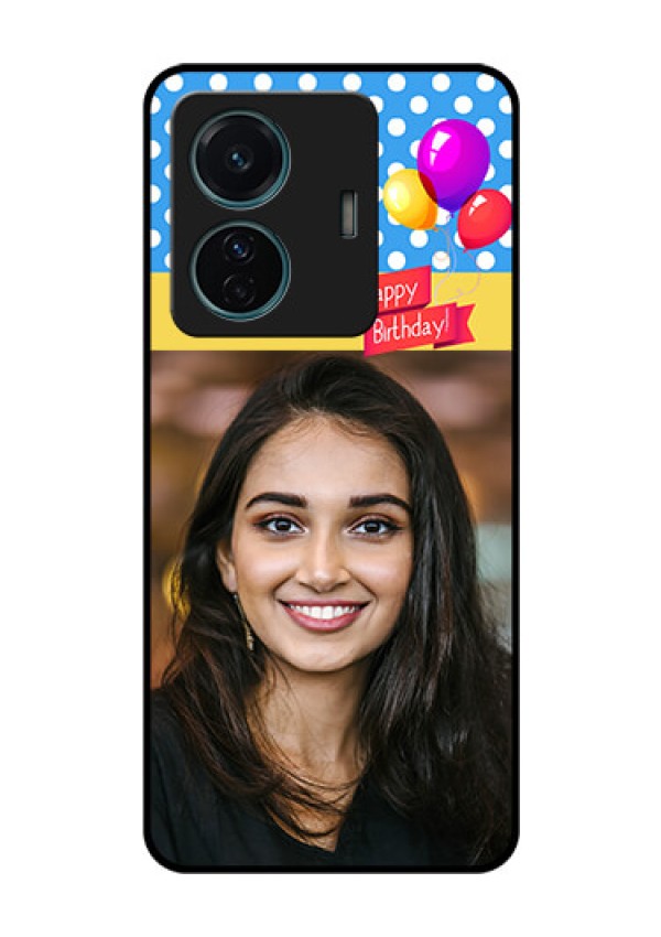 Vivo T1 Pro 5G Custom Glass Mobile Case - Happy Birthday Design
