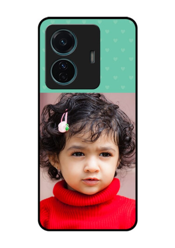 Vivo T1 Pro 5G Custom Glass Phone Case - Lovers Picture Design