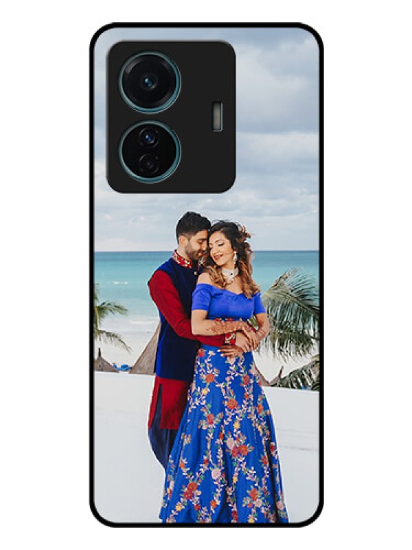 Custom Vivo T1 Pro 5G Photo Printing on Glass Case - Upload Full Picture Design